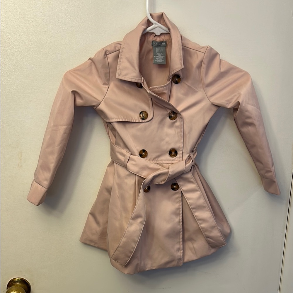 Tahari Girls Coat Pink Size XS - Picture 4 of 6